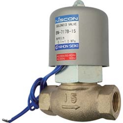 日本精器（株） BN-717B-15-E100 日本精器　２方向電磁弁１５ＡＡＣ１００Ｖ７１７シリーズ