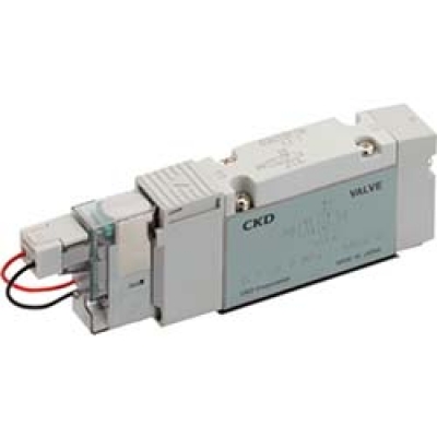 ＣＫＤ（株） 4GB219R-00-E2-3 ＣＫＤ　パイロット式５ポート弁　ベース配管