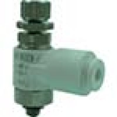 日本千代田 CHIYODA FS6R-M5SCW-I チヨダ　ファイブＳＵＳスピードコントローラα　白　メーターイン６ｍｍＭ５×０．８