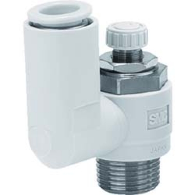 ＳＭＣ（株） AS2301F-02-04 ＳＭＣ　ワンタッチ管継手付スピコン（ユニバーサルタイプ）４Ｄ　Ｒ１／４