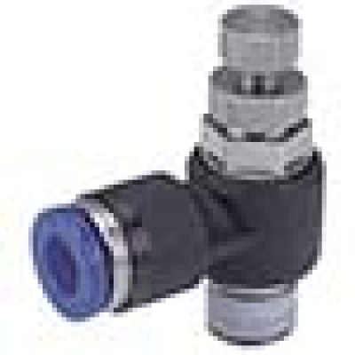 （株）日本ピスコ SJSC1004B ピスコ　スピードコントローラ耐腐蝕性ＳＵＳ３０３相当　エルボ　メータイン制御