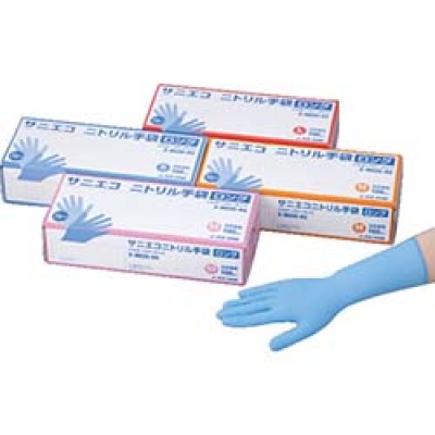 日本亚速旺 ASONE   2-9025-52 ＡＳ　サニエコニトリル手袋１０３０ＮＢ　Ｍ