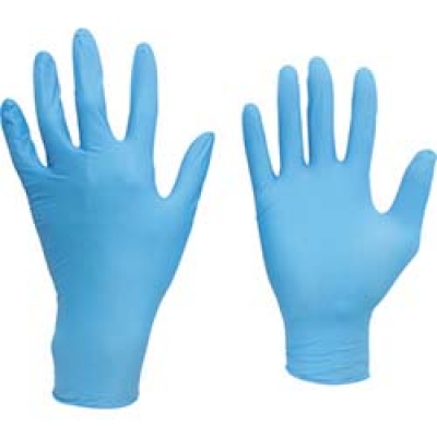 日本绿安全 MIDORI VERTE-737-L ミドリ安全　ニトリル使捨て手袋ベルテキマックスセブンスセンス粉無　（１００枚入）