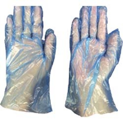 オカモト（株）食品衛生用品課 717BSS オカモト　イージーグローブ７１７ＢポリＨＤブルー　ＳＳ　２００枚入