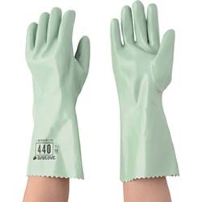 ダイヤゴム（株） D440-M ＤＡＩＬＯＶＥ　耐溶剤用手袋　ダイローブ４４０（Ｍ）