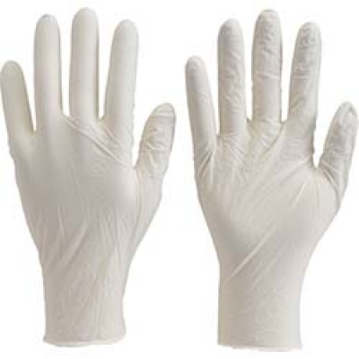 日本中山 TRUSCO  TGL-746NM ＴＲＵＳＣＯ　使い捨て極薄手袋ニトリル製粉無しＭホワイト　（１００枚入）