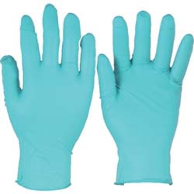（株）アンセル・ヘルスケア・ジャパン 92-500-8 アンセル　ニトリルゴム使い捨て手袋　タッチエヌタフ　粉付　９２５００　Ｍサイズ　１００枚入