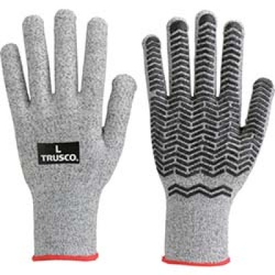 日本中山 TRUSCO  TCRAG-5NR-L ＴＲＵＳＣＯ　すべり止め付耐切創手袋　ＮＲ　＃５　Ｌ