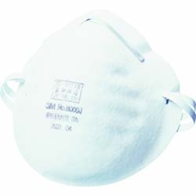 美国 3M  安全衛生製品事業部 8000J 5 ３Ｍ　使い捨て式防じんマスク　８０００Ｊ　ＤＳ１　５枚入り