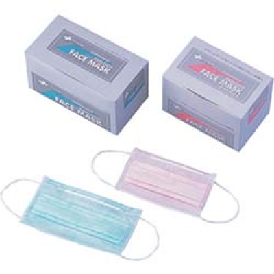 日本亚速旺 ASONE   1-9698-01 ＡＳ　サージカルマスク　ブルー　中間プレート入　（５０枚入）