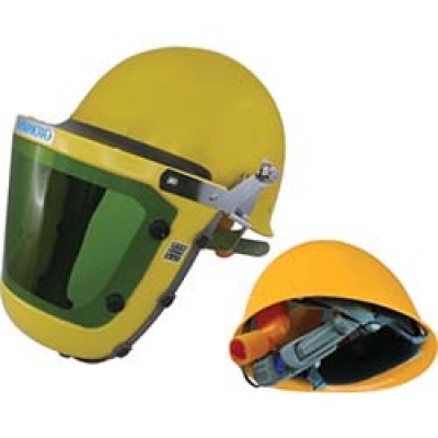 山本光学（株） KF-10W2SOM ＹＡＭＡＭＯＴＯ　電動ファンパーツ　フェイスシールド　遮光レンズ＃１．７　ヘルメット付