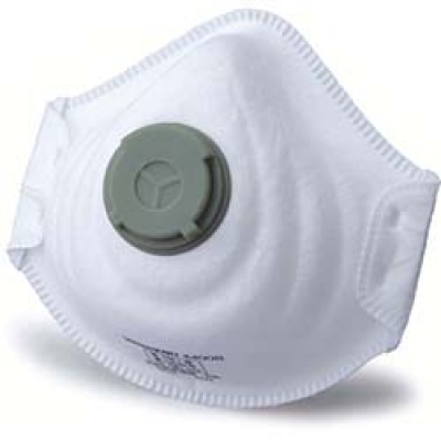 山本光学（株） 4400-B ＹＡＭＡＭＯＴＯ　使い捨て防じんマスク　ＤＳ２　排気弁付　サイドバンド式