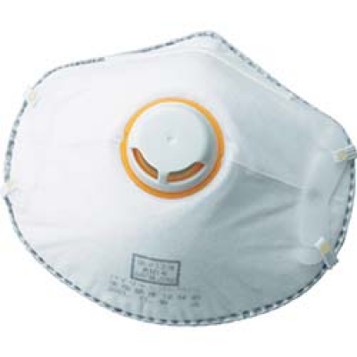 日本中山 TRUSCO  T37-DS2-1 ＴＲＵＳＣＯ　使い捨て式防じんマスク　ＤＳ２　排気弁付　１０枚入