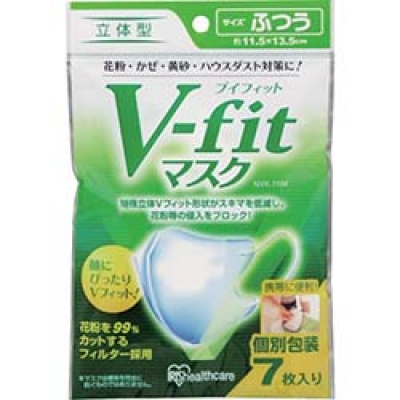 IRIS  NVK-7RM ＩＲＩＳ　Ｖフィット立体マスク　（７枚入）
