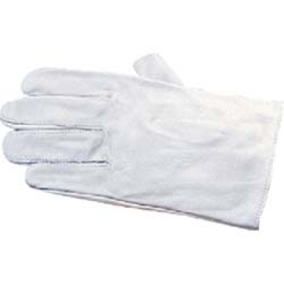 ユニット（株） 379-17 ユニット　皮手袋白（牛皮革）　フリーサイズ