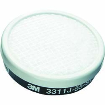 美国 3M  安全衛生製品事業部 3311J-55 ３Ｍ　有機ガス用吸収缶Ｓ１ろ過材付き　３３１１Ｊ－５５