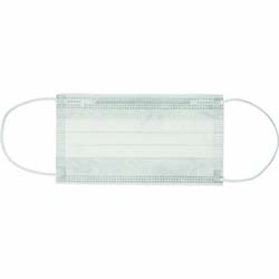 日本川西工业 KAWANISHI  7034W 川西　ノーズフィットマスク３ＰＬＹ　ホワイト　５０枚入り