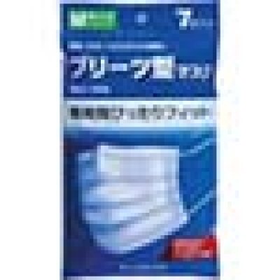 IRIS  BMN-7PM ＩＲＩＳ　プリーツ型マスク　ＢＭＮ－７ＰＭ　（７枚）