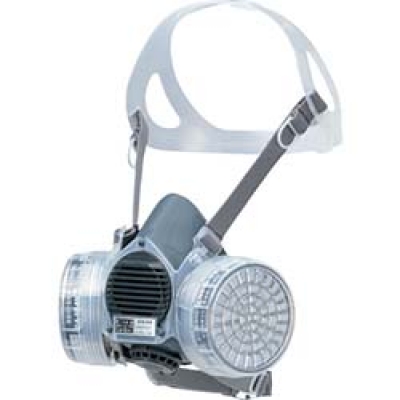 L) シゲマツ　防毒マスク吸収缶面体