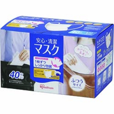 IRIS  H-PK-AS40M ＩＲＩＳ　安心清潔マスク　ふつう