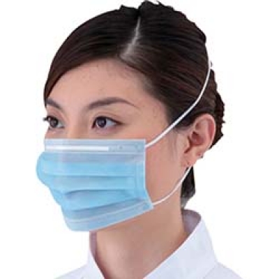 日本亚速旺 ASONE   2-6279-02 ＡＳ　ディスポマスク　頭掛け　ブルー　５０入