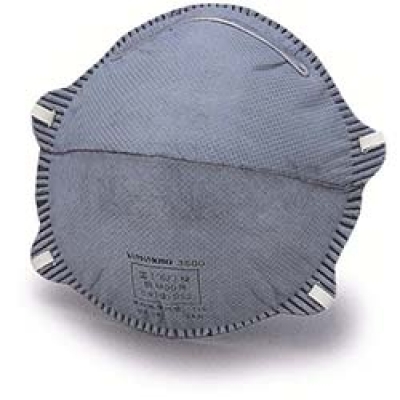 山本光学（株） 3600-A ＹＡＭＡＭＯＴＯ　使い捨て式防じんマスク（活性炭入り）