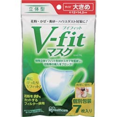 IRIS  NVK-7RL ＩＲＩＳ　Ｖフィット立体マスク　（７枚入）