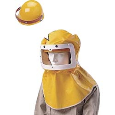 山本光学（株） KF-10FN0Z ＹＡＭＡＭＯＴＯ　電動ファン付呼吸用保護具パーツ　ナイロンフード　ヘルメット付き