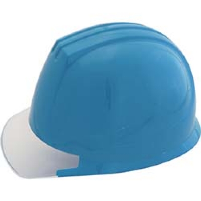 （株）谷沢製作所 141-EZV-V1-B1 タニザワ　ＰＣ製透明ひさし型ヘルメット　青