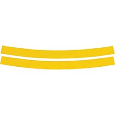 日本中山 TRUSCO  TR260Y ＴＲＵＳＣＯ　ヘルメット用反射シール　黄　１０本入