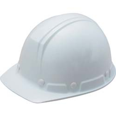 （株）谷沢製作所 179-EPZ-W1 タニザワ　軽量型ヘルメット（前ひさし・溝付型）　白