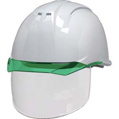 G KP ＤＩＣ　ＡＡ１１－ＣＳ型ヘルメット　白／グリーン　ＫＰ付