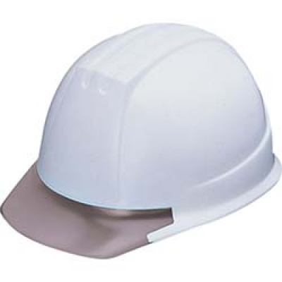 ユニット（株） 377-30GY ユニット　ヘルメット前ひさし型グレー（飛・墜・電）　ＰＣ