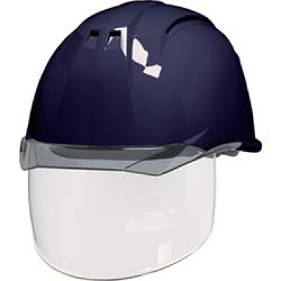 S ＤＩＣ　透明バイザーヘルメット（シールド面付）　ＡＡ１１ＥＶＯ－ＣＳＷ　ＫＰ　紺／スモーク