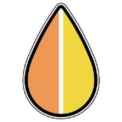 ユニット（株） 371-56 ユニット　ヘルメットステッカー高齢者マーク　ＰＰステッカ　５３×３５　１０枚入