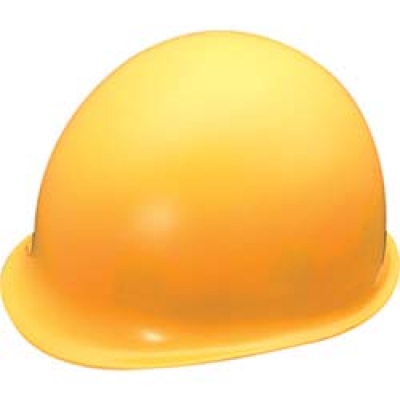 ユニット（株） 377-22YE ユニット　ヘルメットＭＰ型（飛・墜・電）黄　ＰＥ