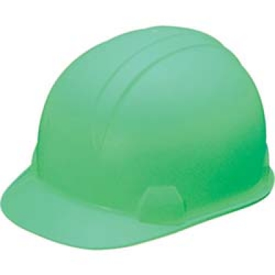 ユニット（株） 377-28GR ユニット　ヘルメット前ひさし型飛・墜・電グリーン　ＡＢＳ