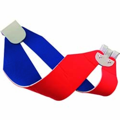 （株）グリーンクロス 6121710204 グリーンクロス　ヘルバンド９０セパレートタイプ　スカイブルー／蛍光赤