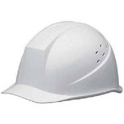 日本绿安全 MIDORI SC-11BVRA-KP-W ミドリ安全　ＡＢＳ製ヘルメット　通気孔付　白