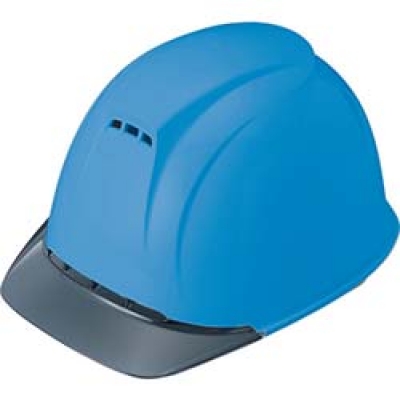 ユニット（株） 377-36BL ユニット　ヘルメット透明ひさし通気孔付（飛・墜）青　ＡＢＳ