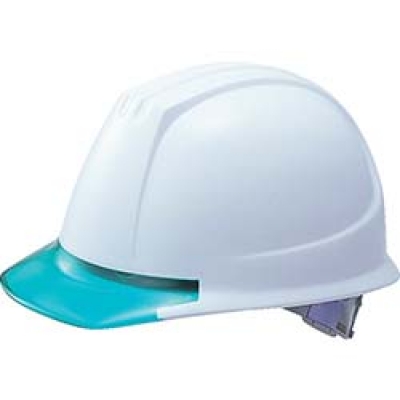 日本中山 TRUSCO  DPM-141WGN ＴＲＵＳＣＯ　ヘルメット　バイザー透明グリーン　ホワイト