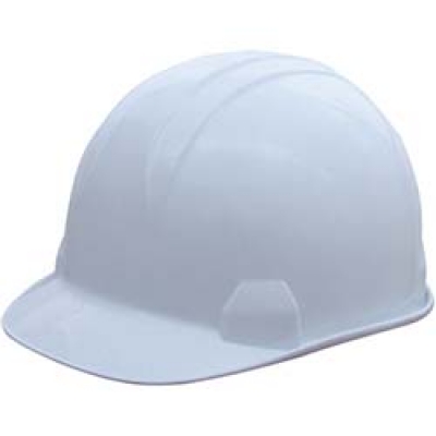 （株）谷沢製作所 181-F-W タニザワ　ヘルメット（前ひさし・溝付型）　白