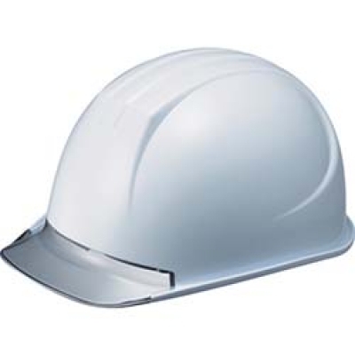 （株）谷沢製作所 161L-CZV-V2-W3-J タニザワ　特大型ヘルメット　溝付　透明ひさし付