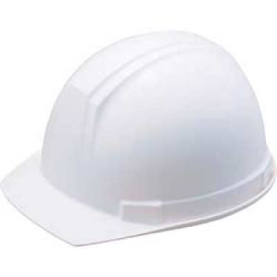 （株）谷沢製作所 0169-JZ-W1-J タニザワ　ＡＢＳ製ヘルメット（前ひさし・溝付型）ＥＰＡ付　白