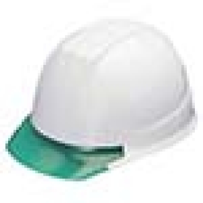 （株）谷沢製作所 141EZ-V3（W） タニザワ　ＰＣ製透明ひさし型ヘルメット　白