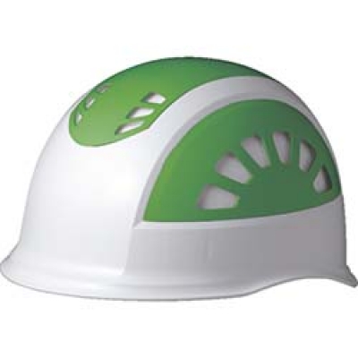 GN ミドリ安全　ＡＢＳ製ヘルメット　通気孔付