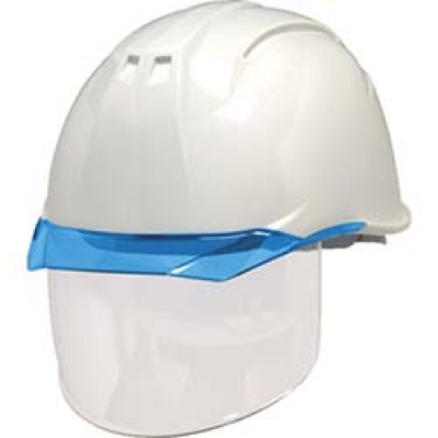 B KP ＤＩＣ　ＡＰ１１－ＣＳ型ヘルメット　白／ブルー　ＫＰ付