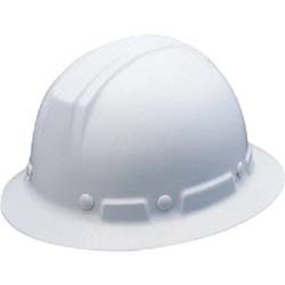 ユニット（株） 377-35WH ユニット　ヘルメット（全周つば付型）飛来／墜落白　特殊ＦＲＰ