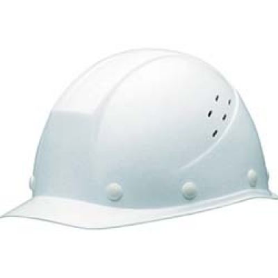 日本绿安全 MIDORI SC-11FVRA-KP-W ミドリ安全　ＦＲＰ製　通気孔付ヘルメット　ホワイト