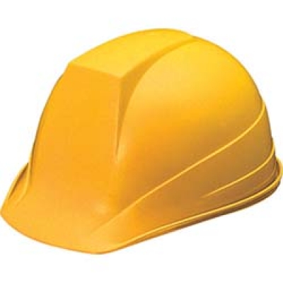 ユニット（株） 377-18YE ユニット　ヘルメット前ひさし型（飛・墜・電）黄　ＰＣ